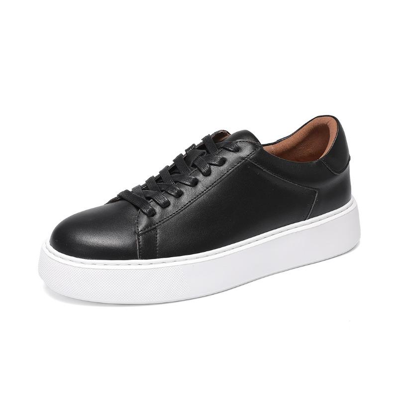 The first layer of leather thick-soled white shoes is fashionable and versatile, casual men s lightweight sports shoes and board shoes. 44 чорний
The first layer of leather thick-soled white shoes is fashionable and versatile, casual men s lightweight sports shoes and board shoes. 44 чорний