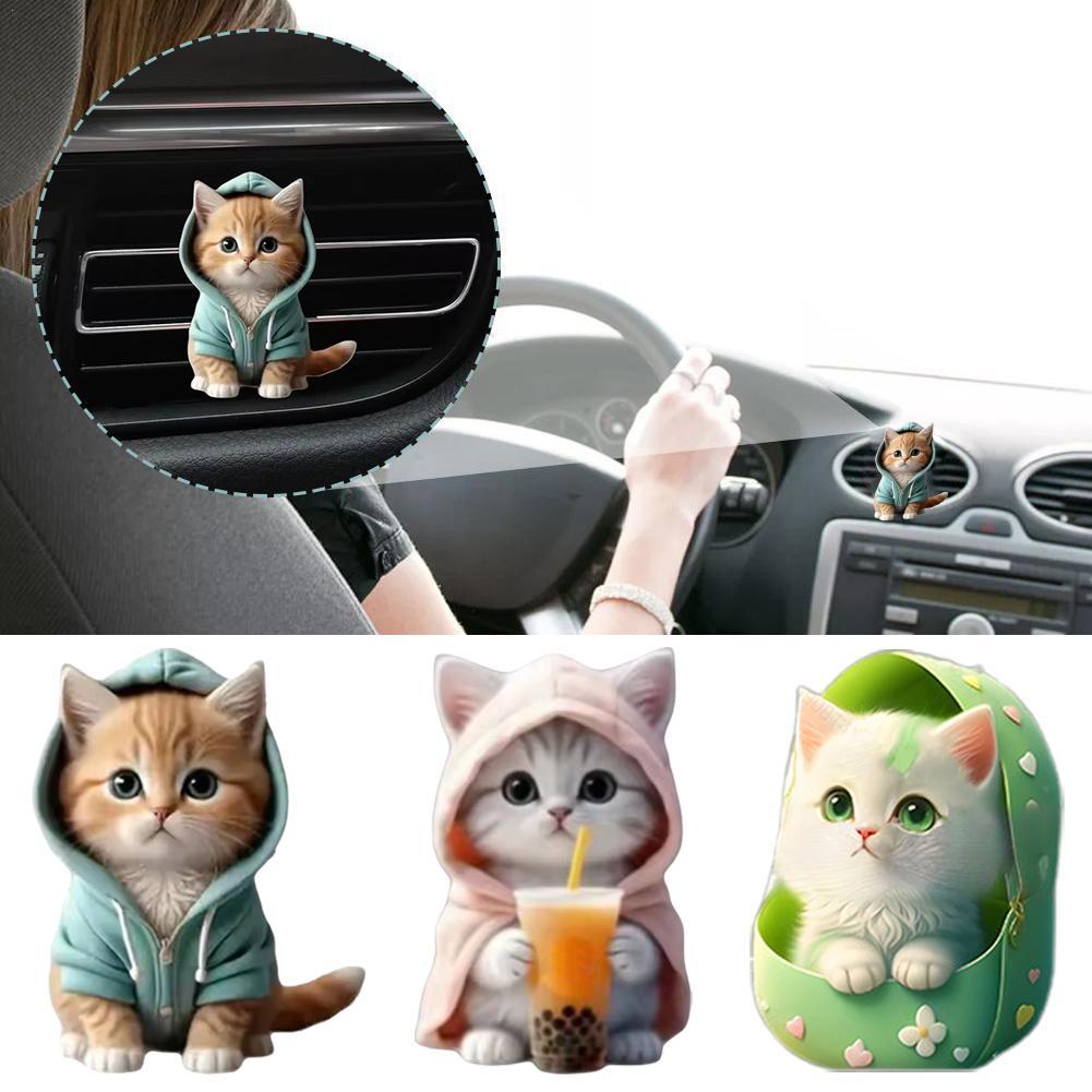 Car Outlet Vent Perfume Clips 2D Cat Air Freshener Diffuser Conditioning Aromatherapy Perfume Clip Car Interior Decoration
Car Outlet Vent Perfume Clips 2D Cat Air Freshener Diffuser Conditioning Aromatherapy Perfume Clip Car Interior Decoration