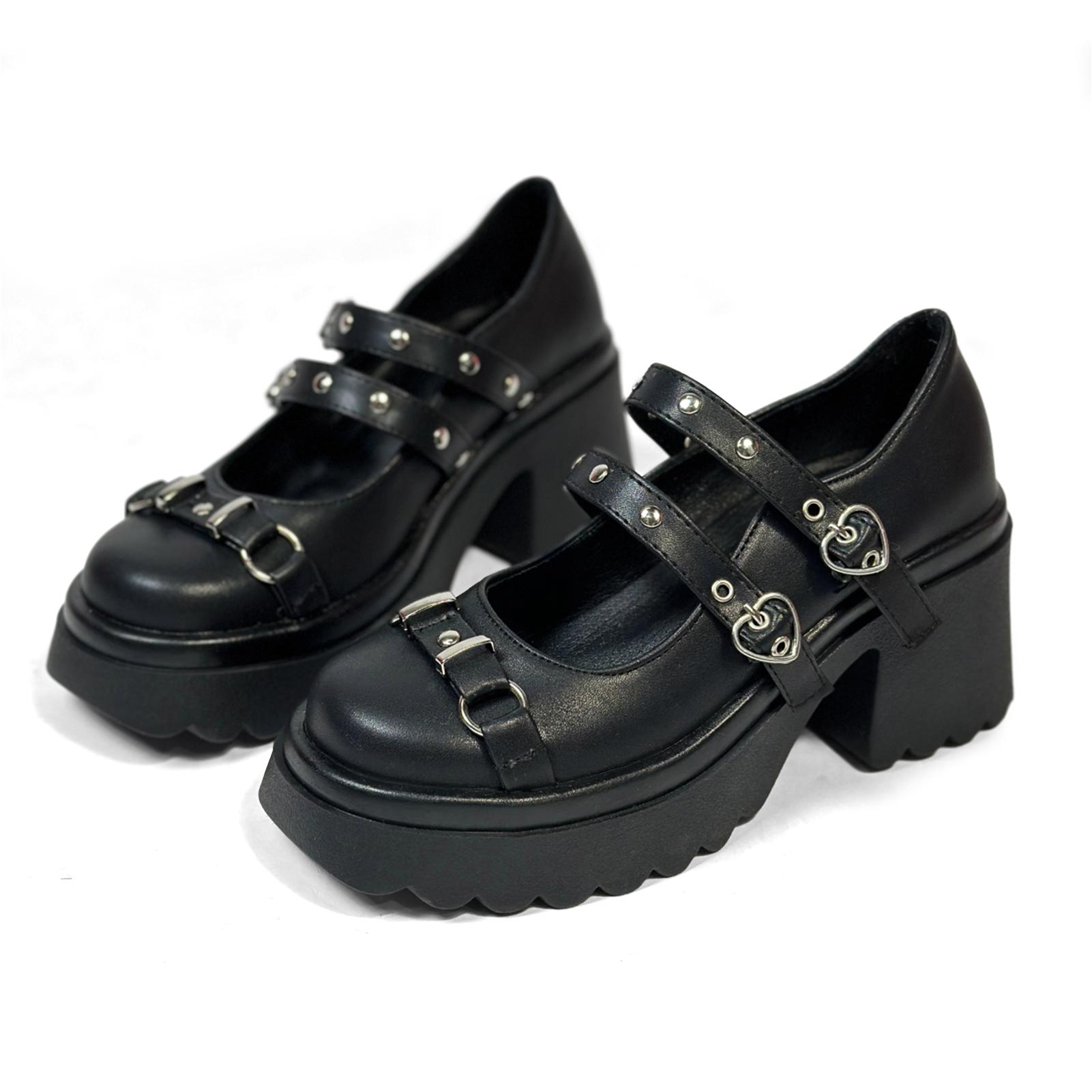 FOREADA Women Mary Janes Pumps Round Toe Thick High Heels Platform Buckle Goth Glove Shoes Ladies Fashion Shoes Spring Autumn 39 чёрный
FOREADA Women Mary Janes Pumps Round Toe Thick High Heels Platform Buckle Goth Glove Shoes Ladies Fashion Shoes Spring Autumn 39 чёрный