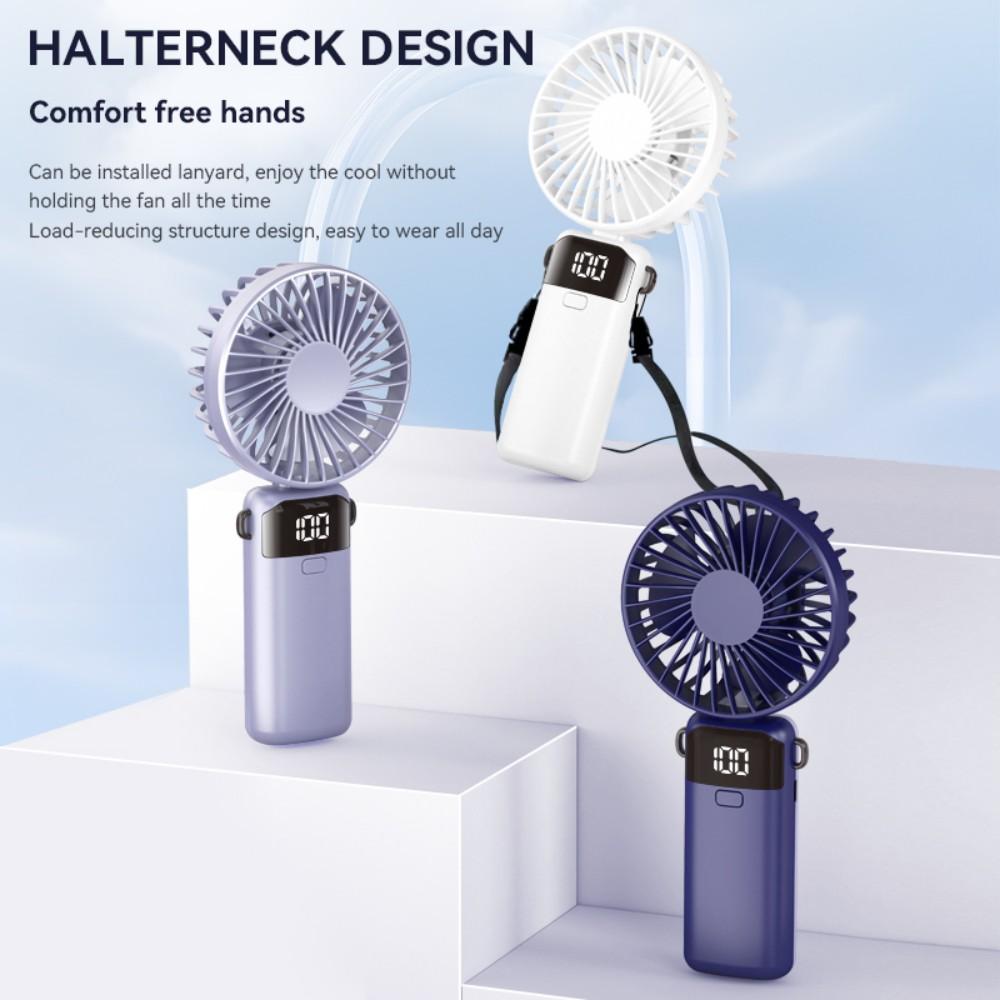 Mini Fan Type-c 1200mAh Rechargeable 90° Fold Cooling Portable Handheld Electric Fan Tudent Dormitory Led Digital Display Fans
Mini Fan Type-c 1200mAh Rechargeable 90° Fold Cooling Portable Handheld Electric Fan Tudent Dormitory Led Digital Display Fans