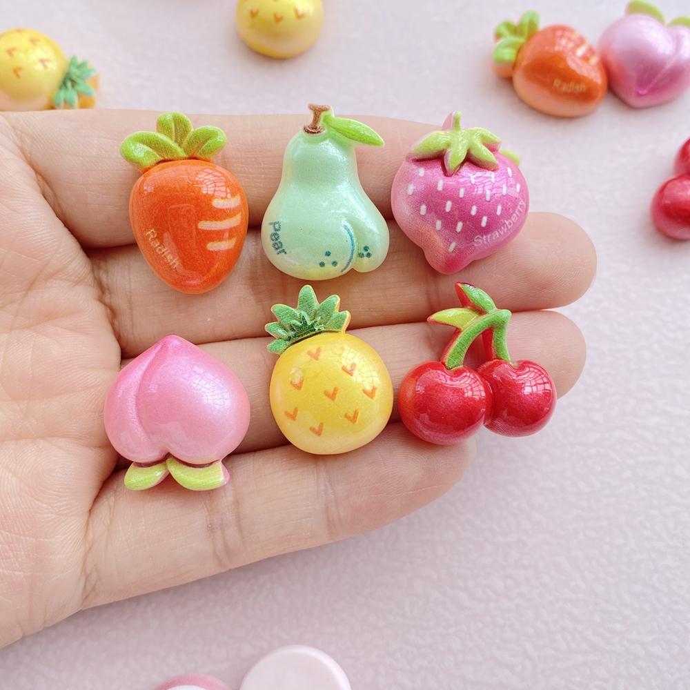 12Pcs New Cute Resin Strawberries, Pineapples, Cherries Fruit Flat Back Scrapbooking DIY Jewelry Craft Decoration Accessorie
12Pcs New Cute Resin Strawberries, Pineapples, Cherries Fruit Flat Back Scrapbooking DIY Jewelry Craft Decoration Accessorie