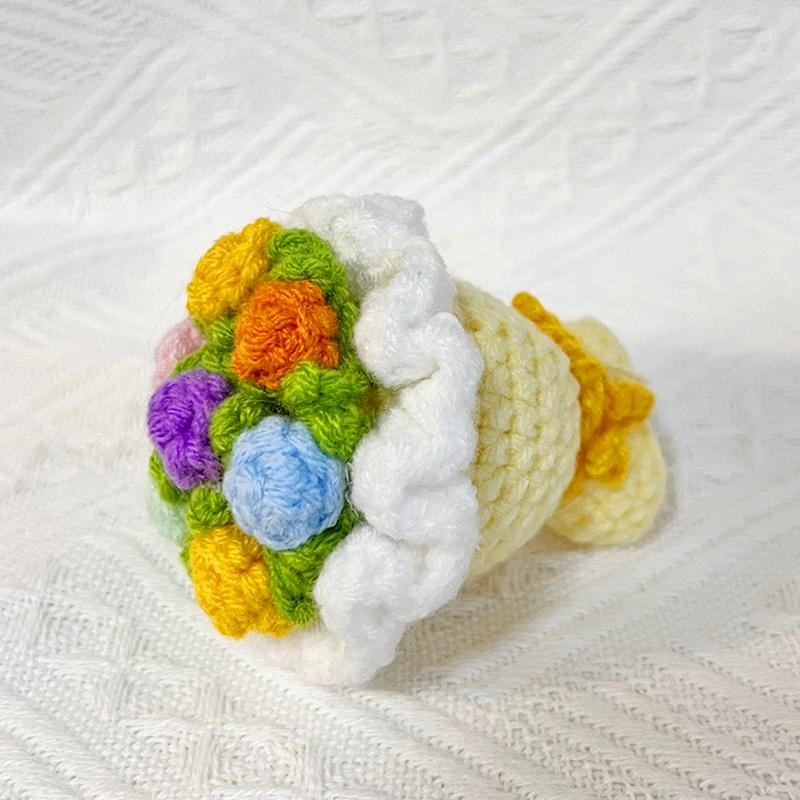 1Pc Keychain Accessories Colorful Handheld Handmade DIY Knitted Bouquet Creativity Wool Flower Mini Flower A жовтий
1Pc Keychain Accessories Colorful Handheld Handmade DIY Knitted Bouquet Creativity Wool Flower Mini Flower A жовтий