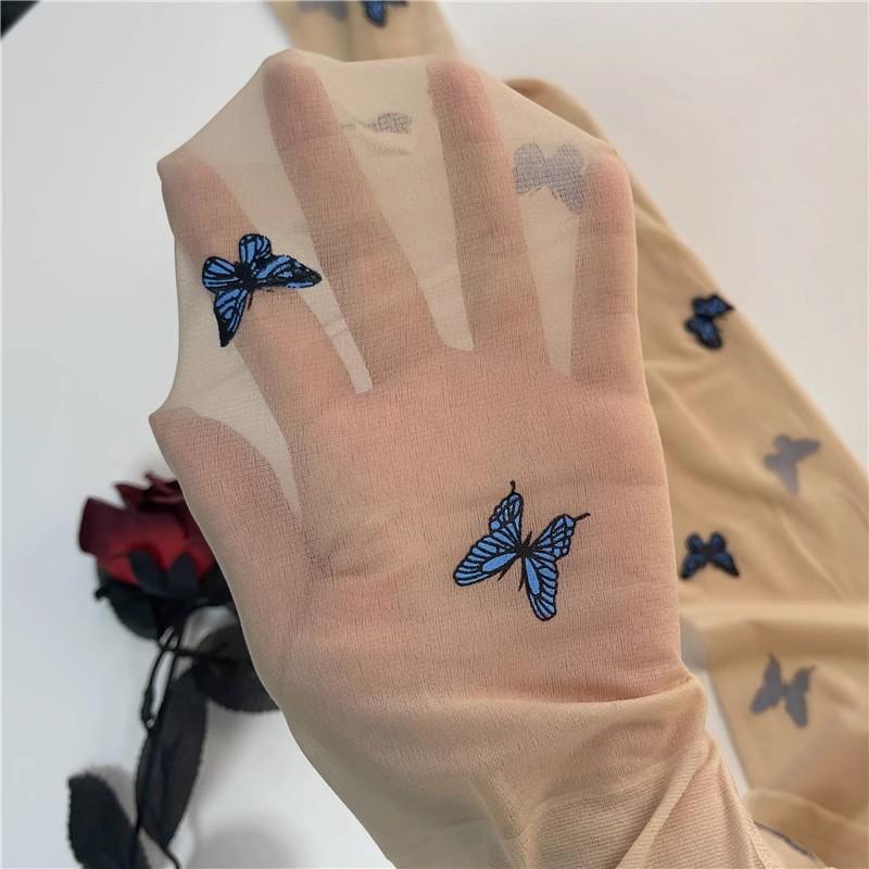 Y2K Blue Butterfly Pantyhose Silk Stocking for Women Tights Lolita Hollowed Out Mesh Stockings Bottomed Lace Leggings Long Socks
Y2K Blue Butterfly Pantyhose Silk Stocking for Women Tights Lolita Hollowed Out Mesh Stockings Bottomed Lace Leggings Long Socks