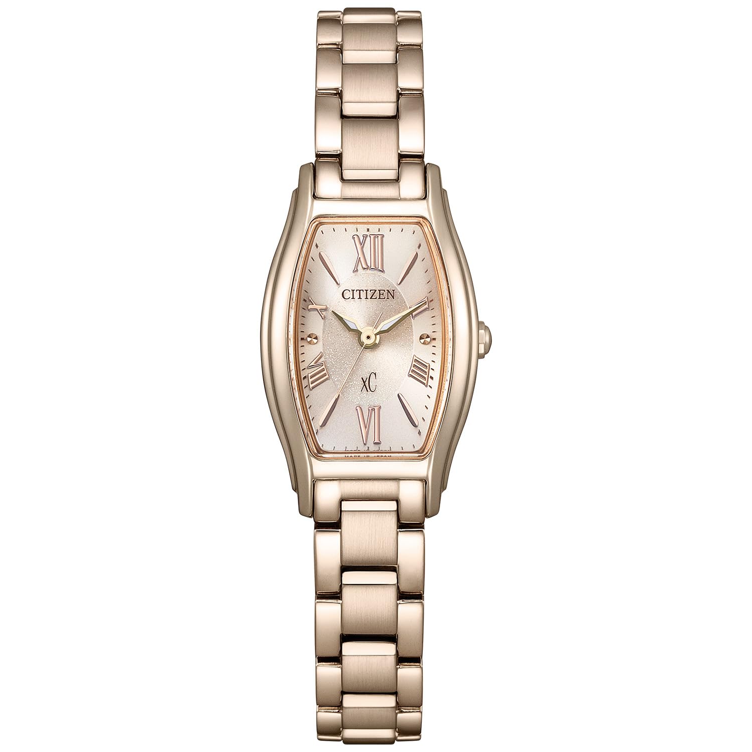 Citizen xC Eco-Drive Solar Power Ladies Wristwatch EW5546-56X Tonneau Shape Water Resistant Sakura Color Sapphire Glass Adjustable Simple Gift Second
Citizen xC Eco-Drive Solar Power Ladies Wristwatch EW5546-56X Tonneau Shape Water Resistant Sakura Color Sapphire Glass Adjustable Simple Gift Second