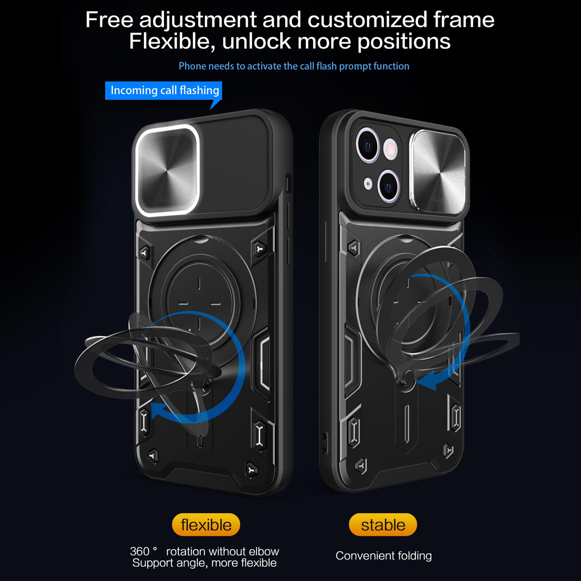For iPhone 13 6.1 inch Slide Camera Guard Phone Case PC+TPU Drop-proof Cover with Rotating Kickstand Red
For iPhone 13 6.1 inch Slide Camera Guard Phone Case PC+TPU Drop-proof Cover with Rotating Kickstand Red