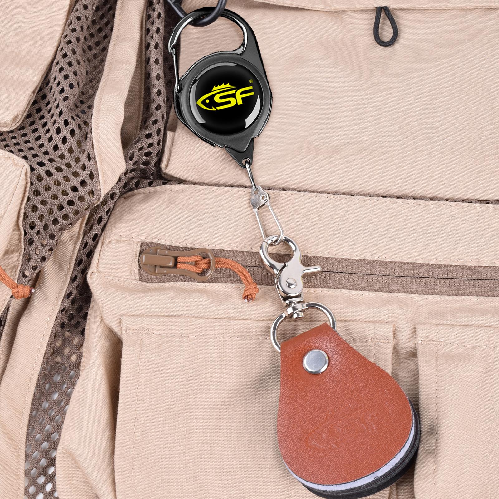 SF 3 в 1 Выпрямитель и очиститель лески для поводка для нахлыста с втягивающим устройством Zinger Рыбалка на открытом воздухе