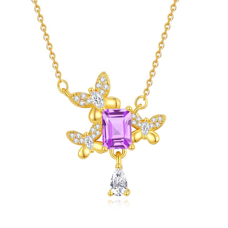 S925 sterling silver natural stone fan butterfly love fringed necklace women s light luxury high-end collarbone chain fashion retro jewelry gift 925 silver
S925 sterling silver natural stone fan butterfly love fringed necklace women s light luxury high-end collarbone chain fashion retro jewelry gift 925 silver