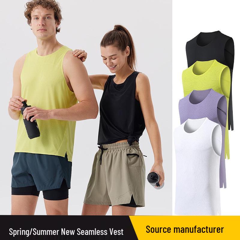 Lulu Unisex Seamless Quick-Dry Sports Vest for Running, Fitness, Cycling, and Tennis M фіолетовий
Lulu Unisex Seamless Quick-Dry Sports Vest for Running, Fitness, Cycling, and Tennis M фіолетовий