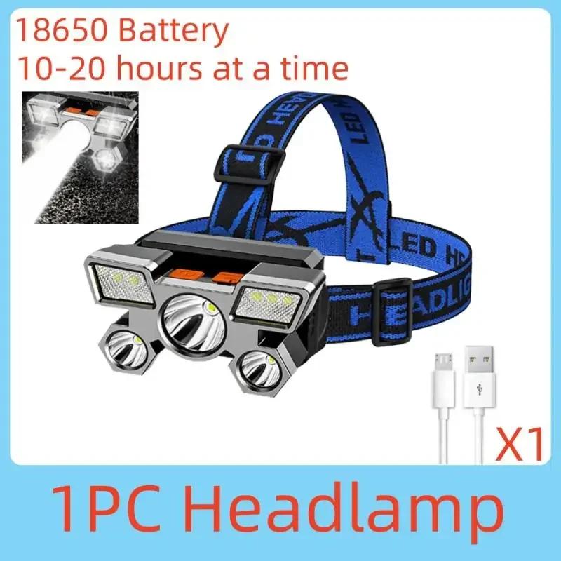 5 светодиодный фонарик, перезаряжаемый со встроенной батареей 18650, мощный светильник для кемпинга, приключений, рыбалки, налобный фонарь синий
5 светодиодный фонарик, перезаряжаемый со встроенной батареей 18650, мощный светильник для кемпинга, приключений, рыбалки, налобный фонарь синий