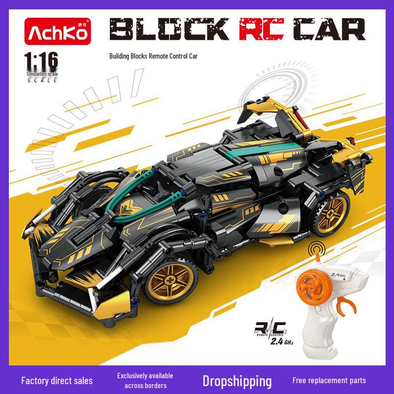 Aokey Porsche Black Warrior Remote Control Car Assembled Building Blocks Toy for Kids
Aokey Porsche Black Warrior Remote Control Car Assembled Building Blocks Toy for Kids