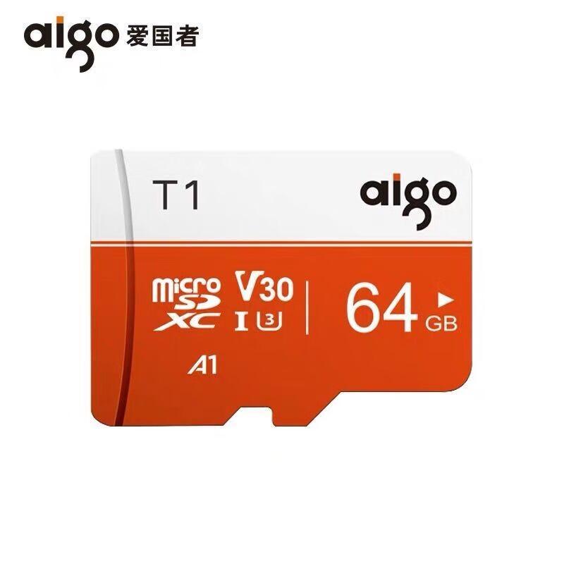 Aigo T1 High-Speed MicroSD Memory Card (97MB/s Read)
Aigo T1 High-Speed MicroSD Memory Card (97MB/s Read)