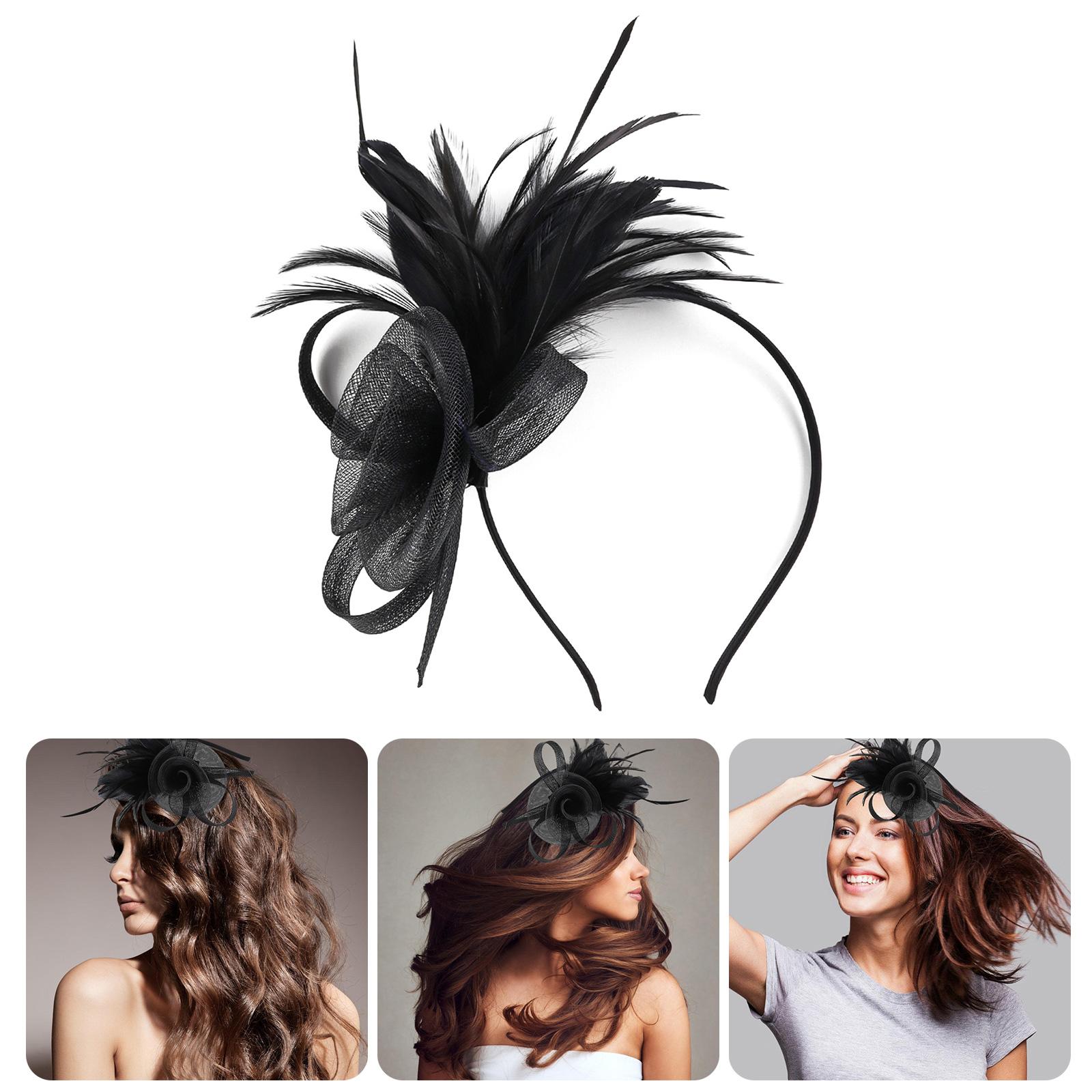 Tulle Flower Hair Hoop for Women Elegant 1920s Feathered Headband Nonslip Flapper Fascinator Hairband for Formal Event рожевий
Tulle Flower Hair Hoop for Women Elegant 1920s Feathered Headband Nonslip Flapper Fascinator Hairband for Formal Event рожевий