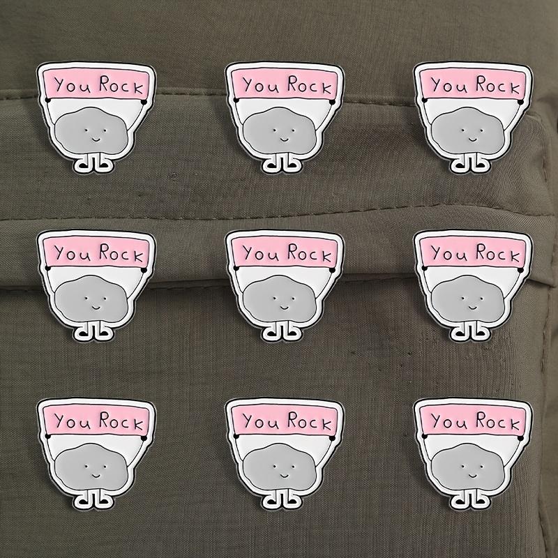 9pcs Cartoon You Rock Badge-Cute Zinc Alloy Enamel Brooch -Collar Pin Accessories -Shirts,Sweaters,Backpacks,Fashion Accessories
9pcs Cartoon You Rock Badge-Cute Zinc Alloy Enamel Brooch -Collar Pin Accessories -Shirts,Sweaters,Backpacks,Fashion Accessories