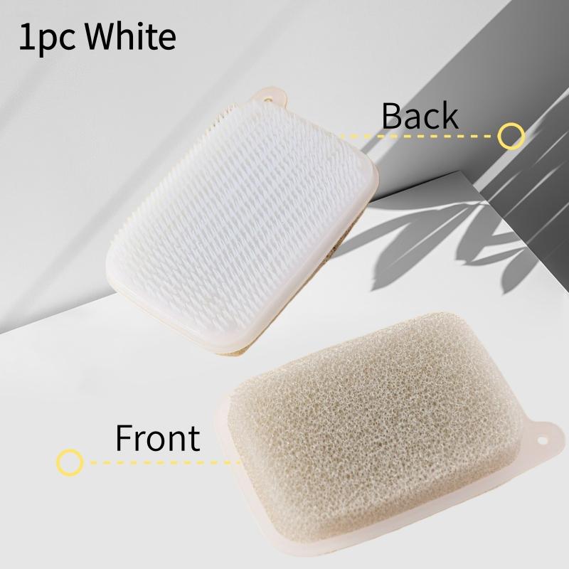 Dual-sided Sponge & Brush Design Multifunctional and Durable Flexible Kitchen Cleaning Brush, Double-sided Design білий
Dual-sided Sponge & Brush Design Multifunctional and Durable Flexible Kitchen Cleaning Brush, Double-sided Design білий