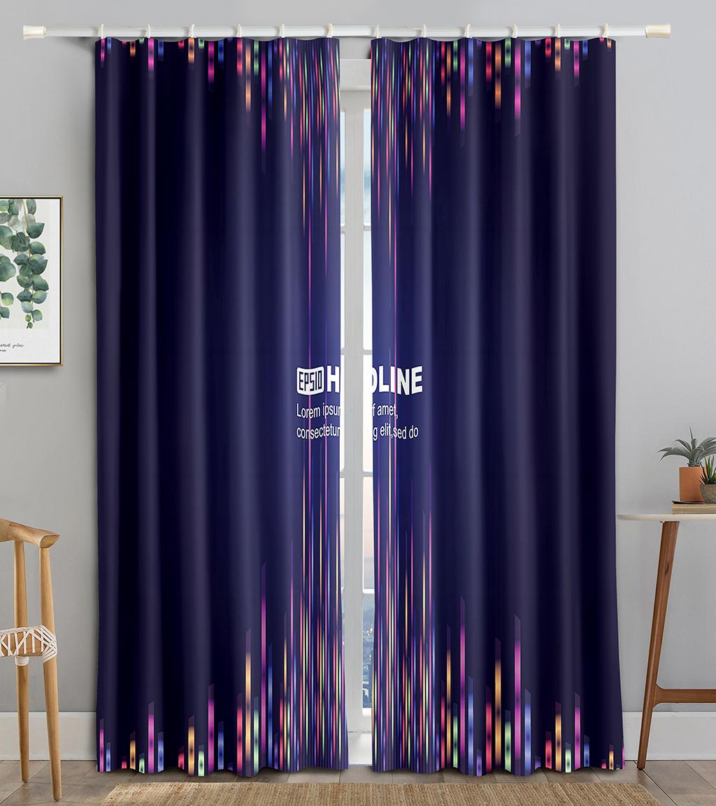 Technology Particle Vortex Light Line Blackout Design Window Area Curtain Panel Living Room Sleeping Room Bathing Room Kitchen Entry Doors Cupboard W50 X H130(CM)X2&Grommet Top
Technology Particle Vortex Light Line Blackout Design Window Area Curtain Panel Living Room Sleeping Room Bathing Room Kitchen Entry Doors Cupboard W50 X H130(CM)X2&Grommet Top