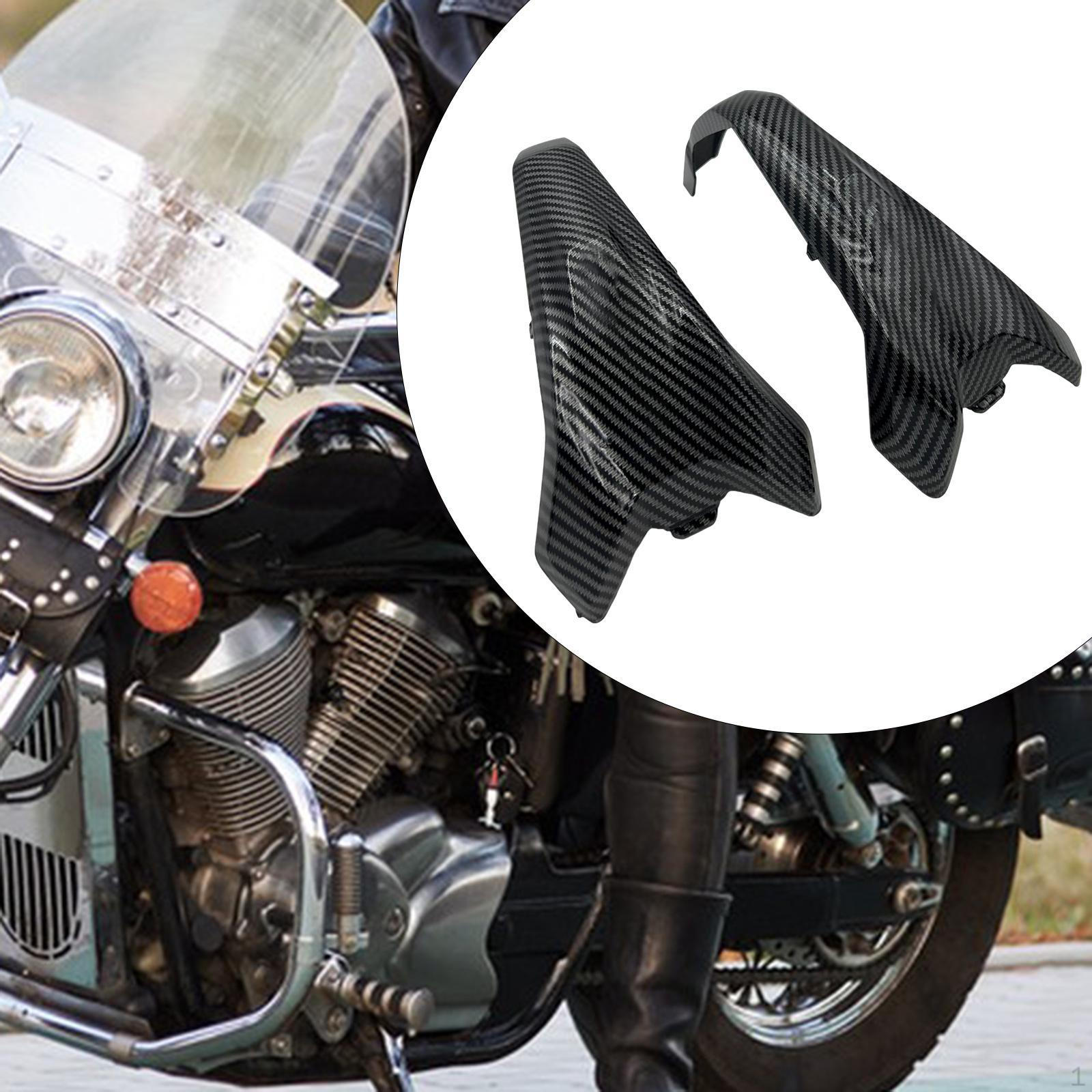 2 шт. Крышка свечи зажигания мотоцикла, прямая замена защиты головки цилиндра Carbon Fiber Pattern