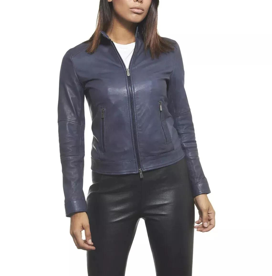Women Jacket Blue Handmade Lambskin Leather Genuine Biker Motorcycle Stylish S синій
Women Jacket Blue Handmade Lambskin Leather Genuine Biker Motorcycle Stylish S синій