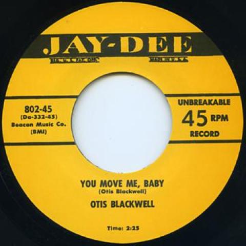 7inch Record OTIS BLACKWELL - You Move Me, Baby / Daddy Rollin S JAYDEE784,802 Jay Dee 2015 UK Rock
7inch Record OTIS BLACKWELL - You Move Me, Baby / Daddy Rollin S JAYDEE784,802 Jay Dee 2015 UK Rock