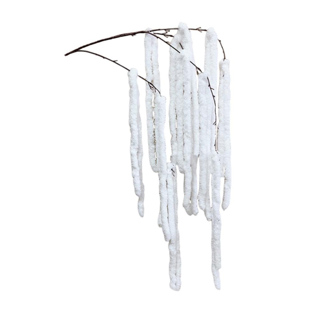 Coarse Wool Simulation Flower Multicolor Yarn Material Artificial Hanging Plant Rhine Design Fox Tail Shape Long Tassel Flower білий
Coarse Wool Simulation Flower Multicolor Yarn Material Artificial Hanging Plant Rhine Design Fox Tail Shape Long Tassel Flower білий