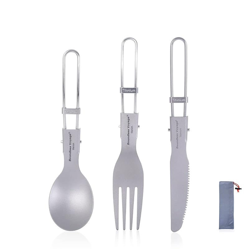 Boundless Voyage titanium spoon fork knife chopsticks folding super lightweight Does not rust outdoor camp cutlery tableware picnic barbecue Comes
Boundless Voyage titanium spoon fork knife chopsticks folding super lightweight Does not rust outdoor camp cutlery tableware picnic barbecue Comes