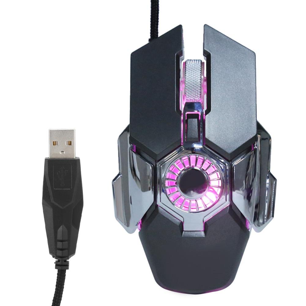 Responsive 6 Buttons Gaming Mouse Wired Connection Backlit Design Wired Mouse RGB Lighting RGB Mouse Gaming
Responsive 6 Buttons Gaming Mouse Wired Connection Backlit Design Wired Mouse RGB Lighting RGB Mouse Gaming