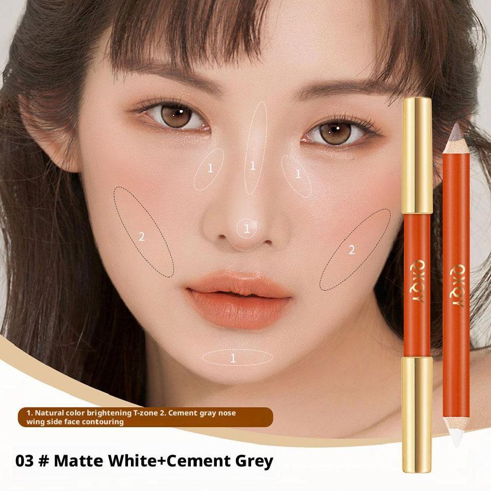 Двусторонний контурный карандаш, карандаш для хайлайтера и теней, трехмерный консилер-тень для носа и скул D1E3 3#-4g
Двусторонний контурный карандаш, карандаш для хайлайтера и теней, трехмерный консилер-тень для носа и скул D1E3 3#-4g