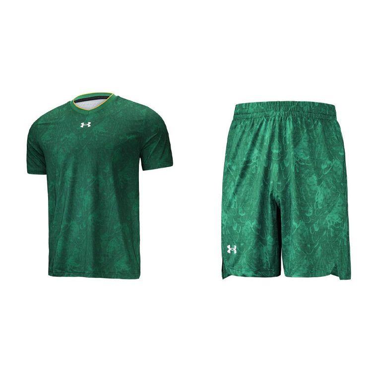 Under Armour Casual Sports Suit Pattern Print V-Neck Short Sleeve T-Shirt Elastic Waist Shorts Kids suit Green 22500511-305+22500211-305 XS
Under Armour Casual Sports Suit Pattern Print V-Neck Short Sleeve T-Shirt Elastic Waist Shorts Kids suit Green 22500511-305+22500211-305 XS