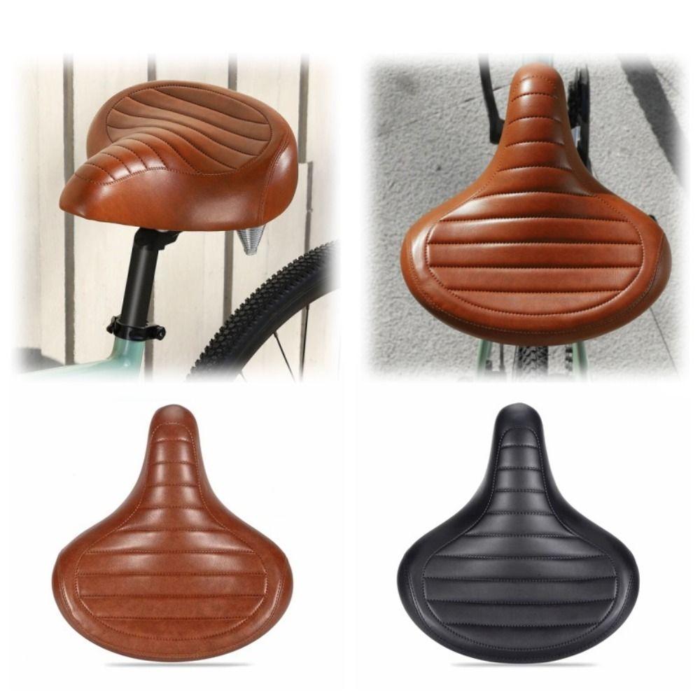 Leather Retro Bicycle Saddle MTB Spring Mountain Bike Seat Bicycle Seat Cushion Replacement коричневий
Leather Retro Bicycle Saddle MTB Spring Mountain Bike Seat Bicycle Seat Cushion Replacement коричневий
