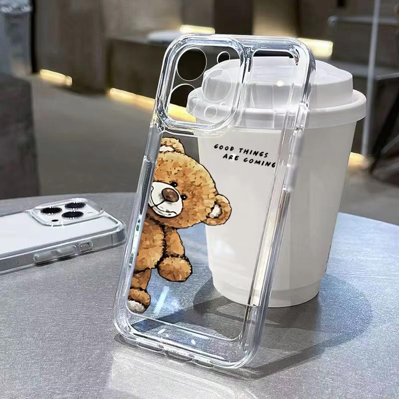 Cute Bear Pattern Phone Case For Xiaomi Mi Poco X6Pro X6 X7 X5 Pro Mi Poco F7 Pro F6 F5 Clear Bumper Cover Poco F5 Pro 5G
Cute Bear Pattern Phone Case For Xiaomi Mi Poco X6Pro X6 X7 X5 Pro Mi Poco F7 Pro F6 F5 Clear Bumper Cover Poco F5 Pro 5G