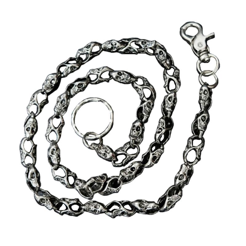 Biker-Decor Skull Wallet Chain with Hook Snap Closure Punk Skull Trouser Chain Hip-hop Cool Style Pant Chain Ornament 1
Biker-Decor Skull Wallet Chain with Hook Snap Closure Punk Skull Trouser Chain Hip-hop Cool Style Pant Chain Ornament 1