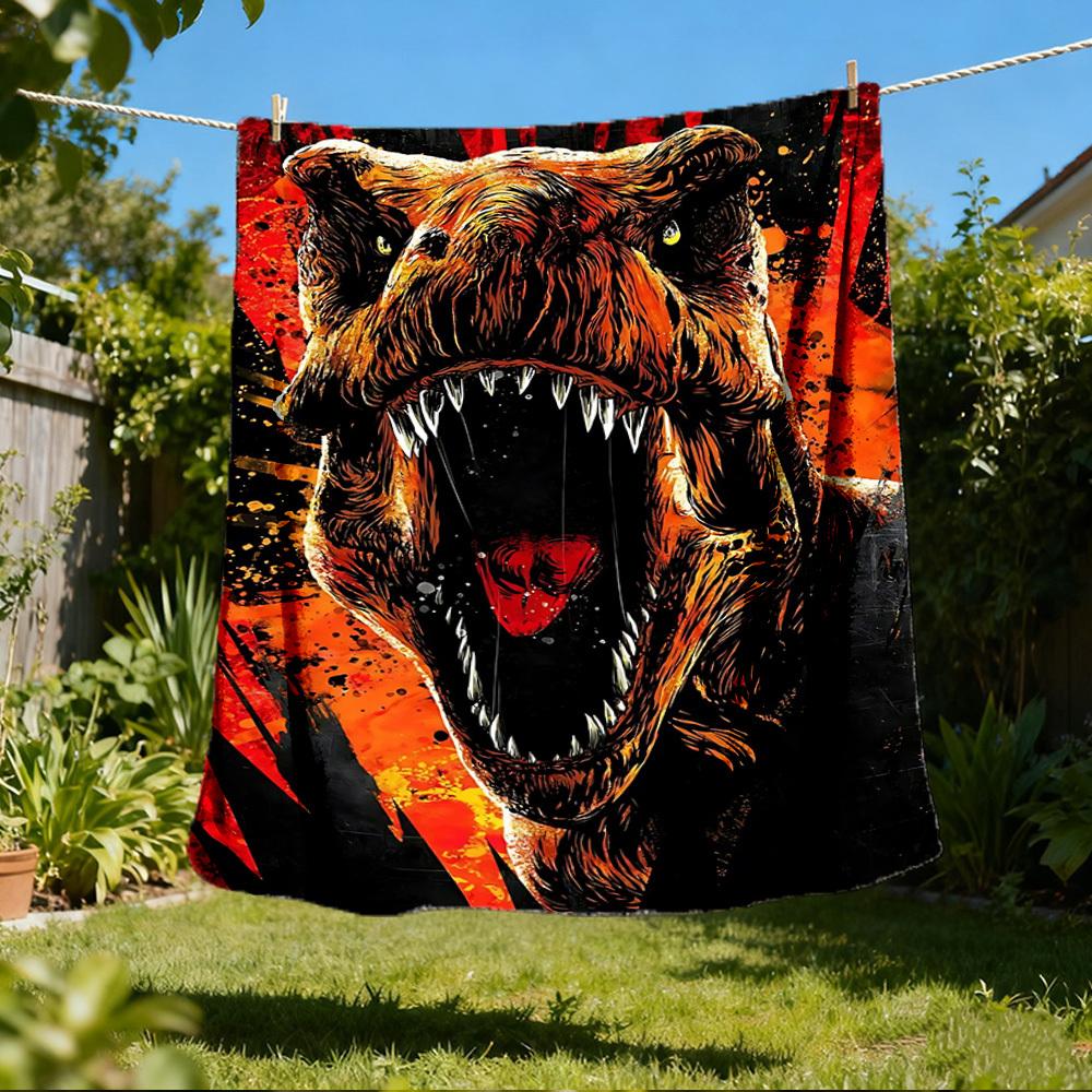 1pc Dinosaur Art Print Outdoor Blanket, Lightweight Polyester, 80x120cm
1pc Dinosaur Art Print Outdoor Blanket, Lightweight Polyester, 80x120cm