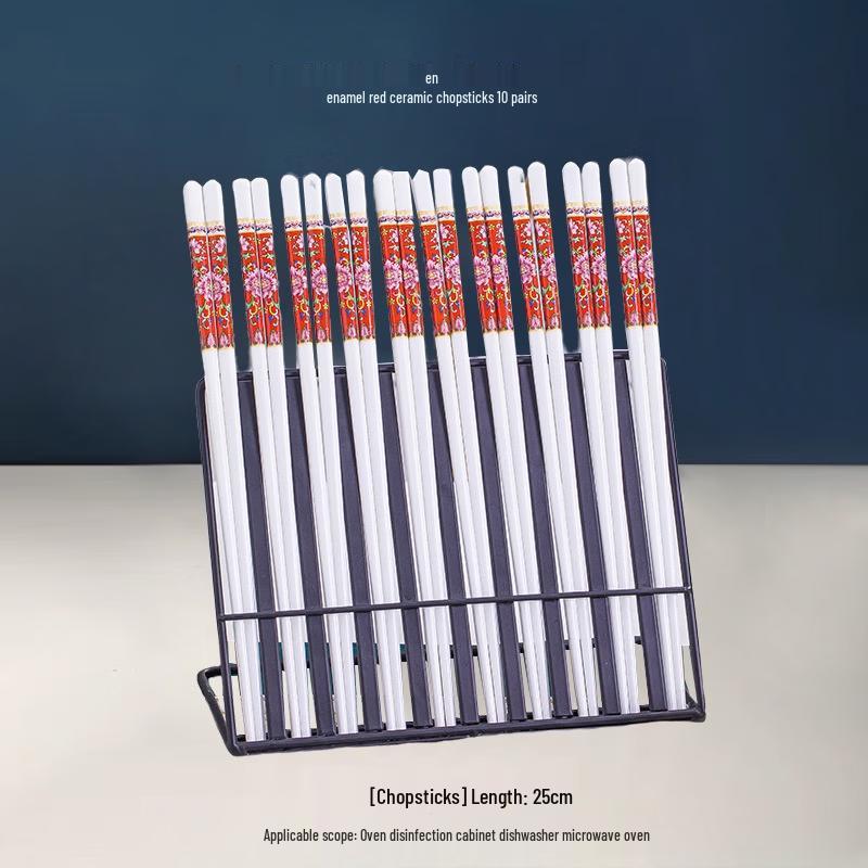 Jingdezhen Enamel Ceramic Chopsticks Set
Jingdezhen Enamel Ceramic Chopsticks Set