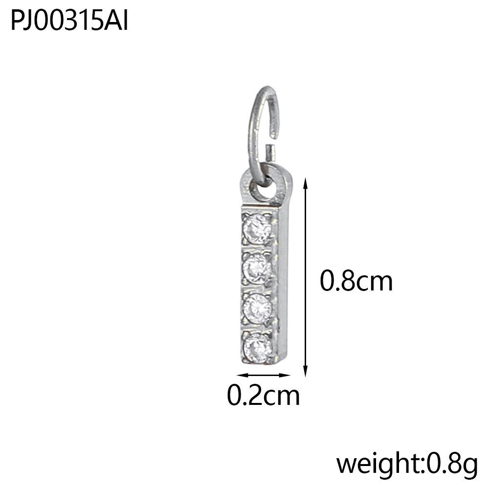 Micro-Paved Diamond Letter Pendant Necklace & Earring Set in Zircon-Titanium Steel
Micro-Paved Diamond Letter Pendant Necklace & Earring Set in Zircon-Titanium Steel