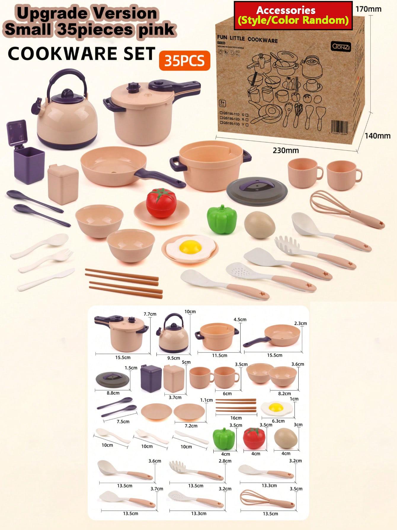 Kids Kitchen Toys Set Big Small Toddlers Pretend Cooking Playset Acccessories with Pots Pans Utensils Cookware Foods Xmas Gifts
Kids Kitchen Toys Set Big Small Toddlers Pretend Cooking Playset Acccessories with Pots Pans Utensils Cookware Foods Xmas Gifts