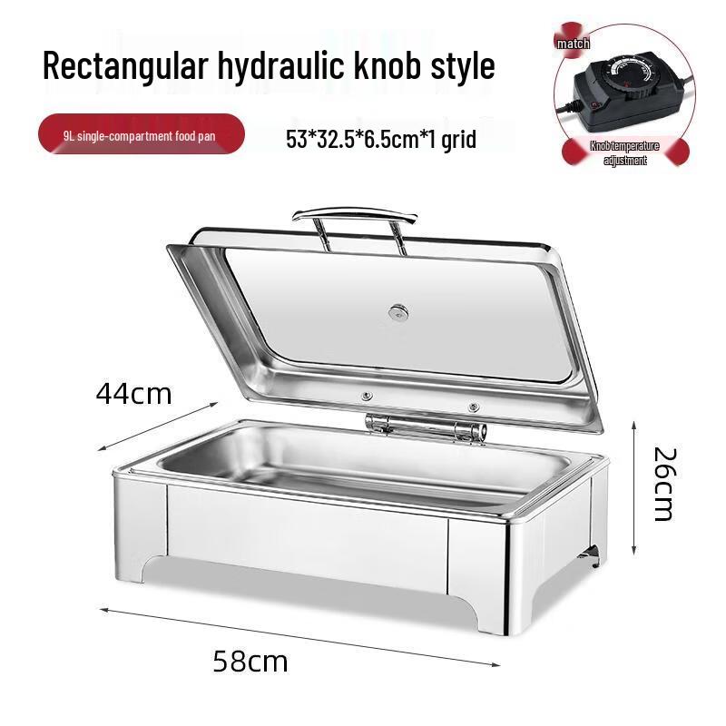 HANDUNYOU 9L Electric Buffet Food Warmer
HANDUNYOU 9L Electric Buffet Food Warmer