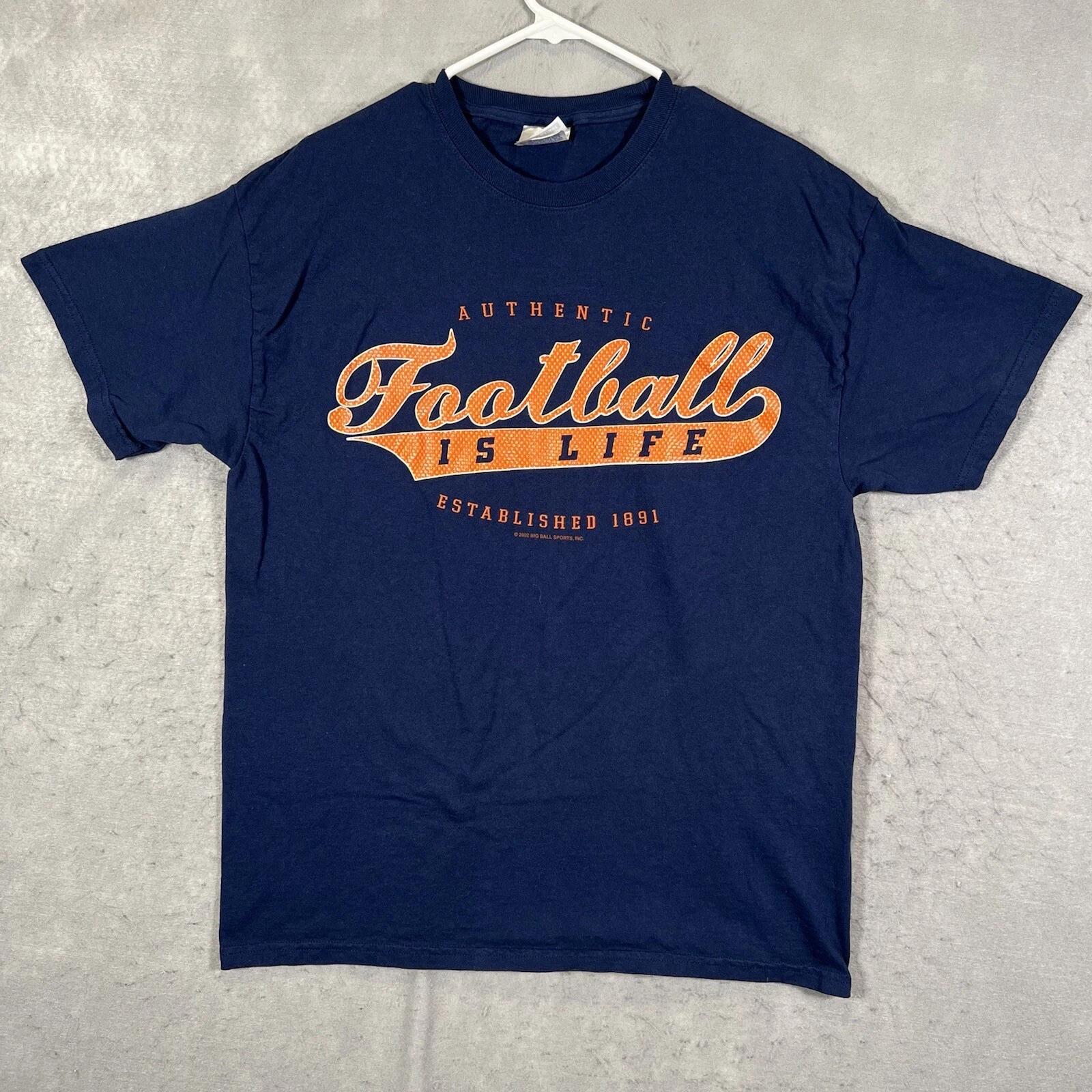 A1 Authentic Football Is Life Shirt Adult Large Blue Mens 2XL
A1 Authentic Football Is Life Shirt Adult Large Blue Mens 2XL