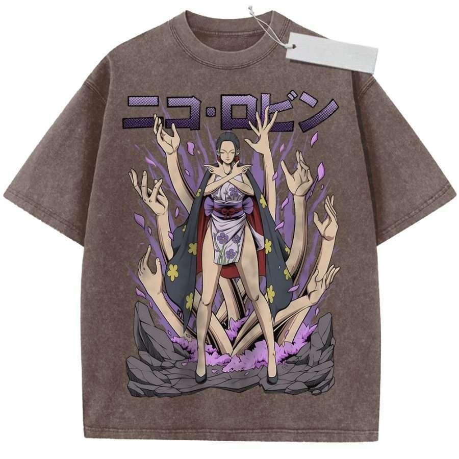 Unisex Washed Purple Vintage Tshirt One Piece Nico Robin Multiple Arms Japanese Name Highquality Fabric for Home Leisure M
Unisex Washed Purple Vintage Tshirt One Piece Nico Robin Multiple Arms Japanese Name Highquality Fabric for Home Leisure M