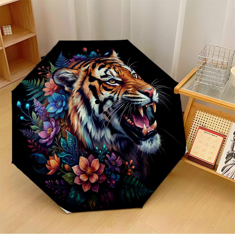 Tiger by Waterfall Printed umbrella windproof folding umbrella portable sun and rain umbrella suitable for gifting
Tiger by Waterfall Printed umbrella windproof folding umbrella portable sun and rain umbrella suitable for gifting