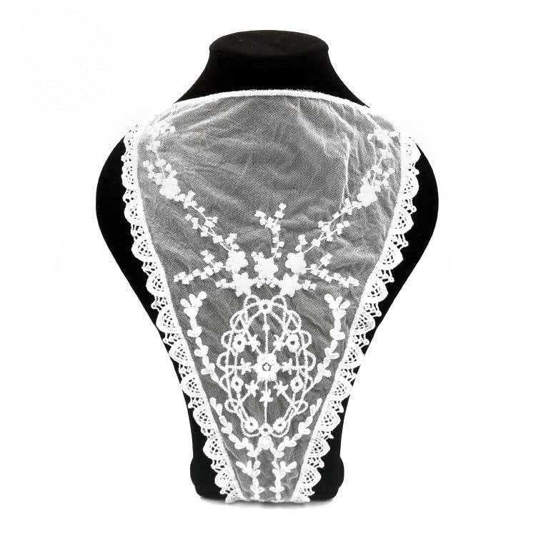 Water-soluble lace collar, milk silk collar, net bottom embroidered corsage, fake collar. Starting from 1 piece білий
Water-soluble lace collar, milk silk collar, net bottom embroidered corsage, fake collar. Starting from 1 piece білий
