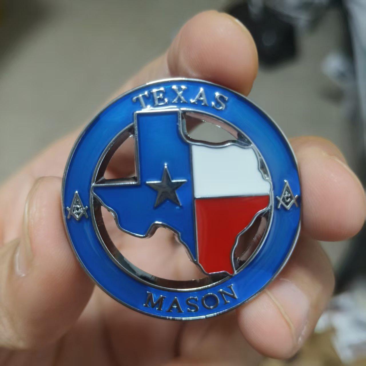 Metal relief Masonic Texas emblem. Durable and corrosion-resistant. Vintage American-style body decoration sticker синій
Metal relief Masonic Texas emblem. Durable and corrosion-resistant. Vintage American-style body decoration sticker синій