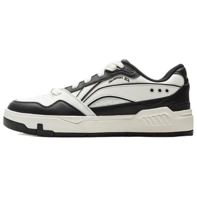 Li Ning Common 80s Classic Fashion Retro Versatile Thick Sole Comfort Non-Slip Wear-Resistant Low-Top Skate Shoes Men sneaker White Black AGCV023-2 43
Li Ning Common 80s Classic Fashion Retro Versatile Thick Sole Comfort Non-Slip Wear-Resistant Low-Top Skate Shoes Men sneaker White Black AGCV023-2 43