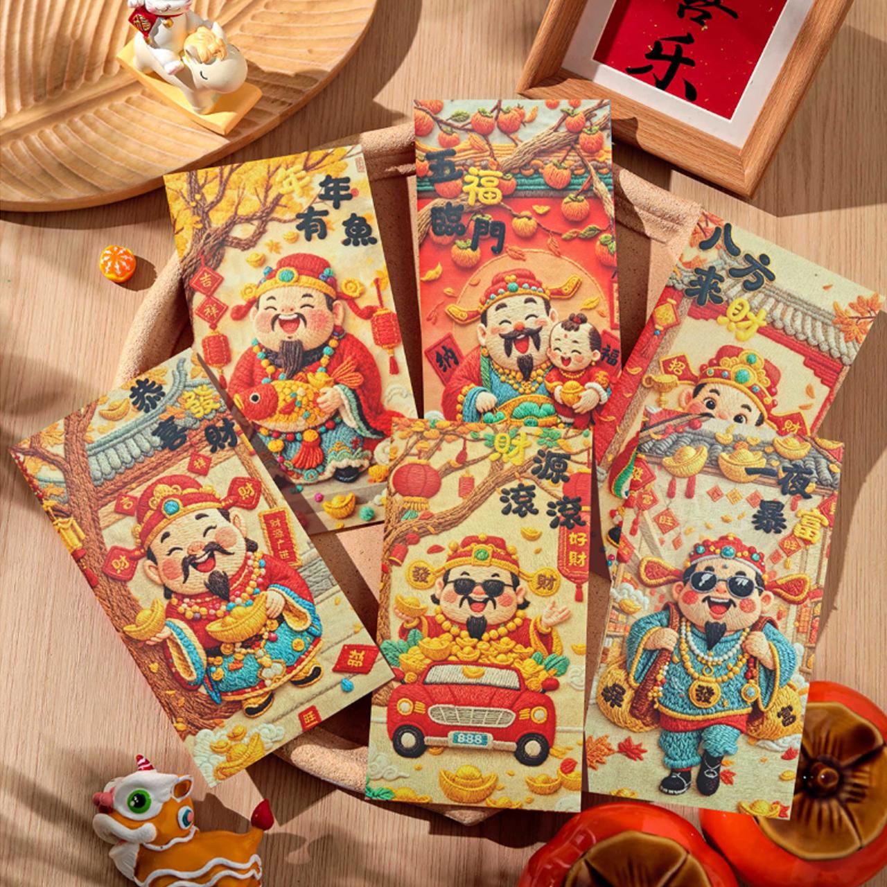 5D Creative Red Packets 2026 CNY New Year Universal Cash Gift Bags 6pcs Cartoon Horse Red Envelope for Spring Festival
5D Creative Red Packets 2026 CNY New Year Universal Cash Gift Bags 6pcs Cartoon Horse Red Envelope for Spring Festival