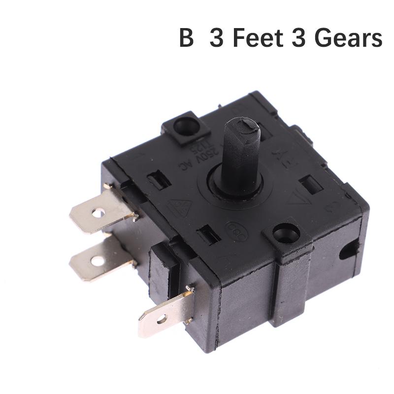 Electric Room Heater Gear Knob Switch 3Pin 5Pin Rotary Switch Selector 16A Temperature Control Switch B
Electric Room Heater Gear Knob Switch 3Pin 5Pin Rotary Switch Selector 16A Temperature Control Switch B