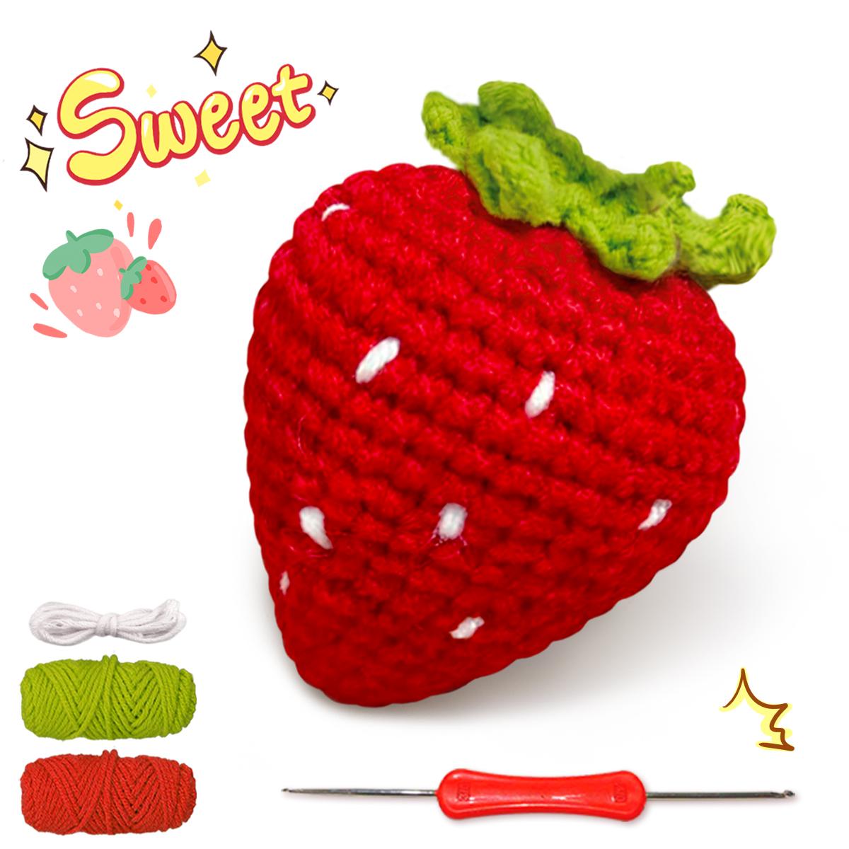 1PC Strawberry Crochet Set for Beginners,Include Step-by-Step Video Tutorials(Accessories In Random Color)
1PC Strawberry Crochet Set for Beginners,Include Step-by-Step Video Tutorials(Accessories In Random Color)