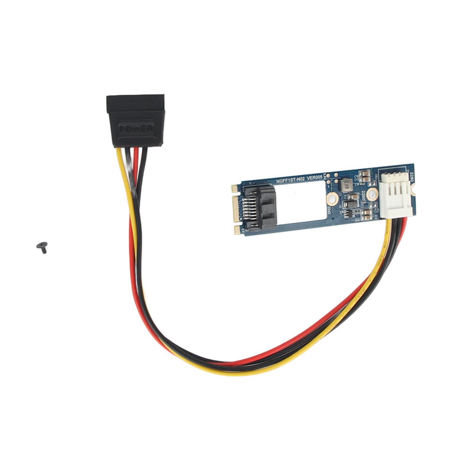 M2 TO SATA M.2 NGFF SATA to 7Pin SATA Horizontal Converter Card Adapter + 4Pin Power Power
M2 TO SATA M.2 NGFF SATA to 7Pin SATA Horizontal Converter Card Adapter + 4Pin Power Power