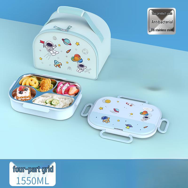 Kids 316 Stainless Steel Insulated Lunch Box with Astronaut Bag
Kids 316 Stainless Steel Insulated Lunch Box with Astronaut Bag