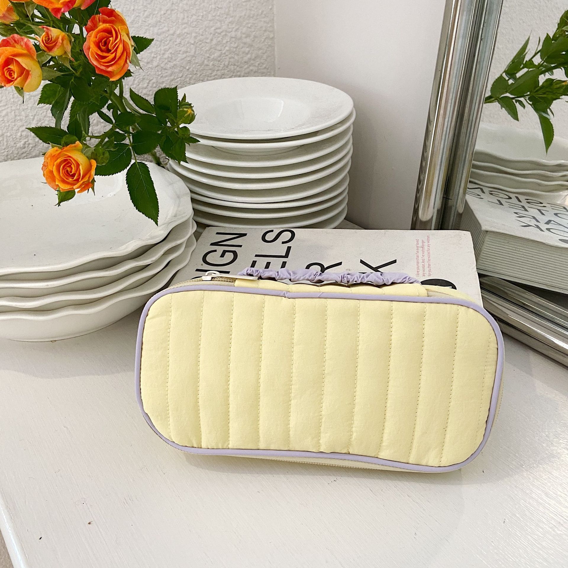 Pencil Bag Travel Cosmetic Bag School Stationery Storage Pouch Cute Handbags For Traveling Students School жовтий
Pencil Bag Travel Cosmetic Bag School Stationery Storage Pouch Cute Handbags For Traveling Students School жовтий