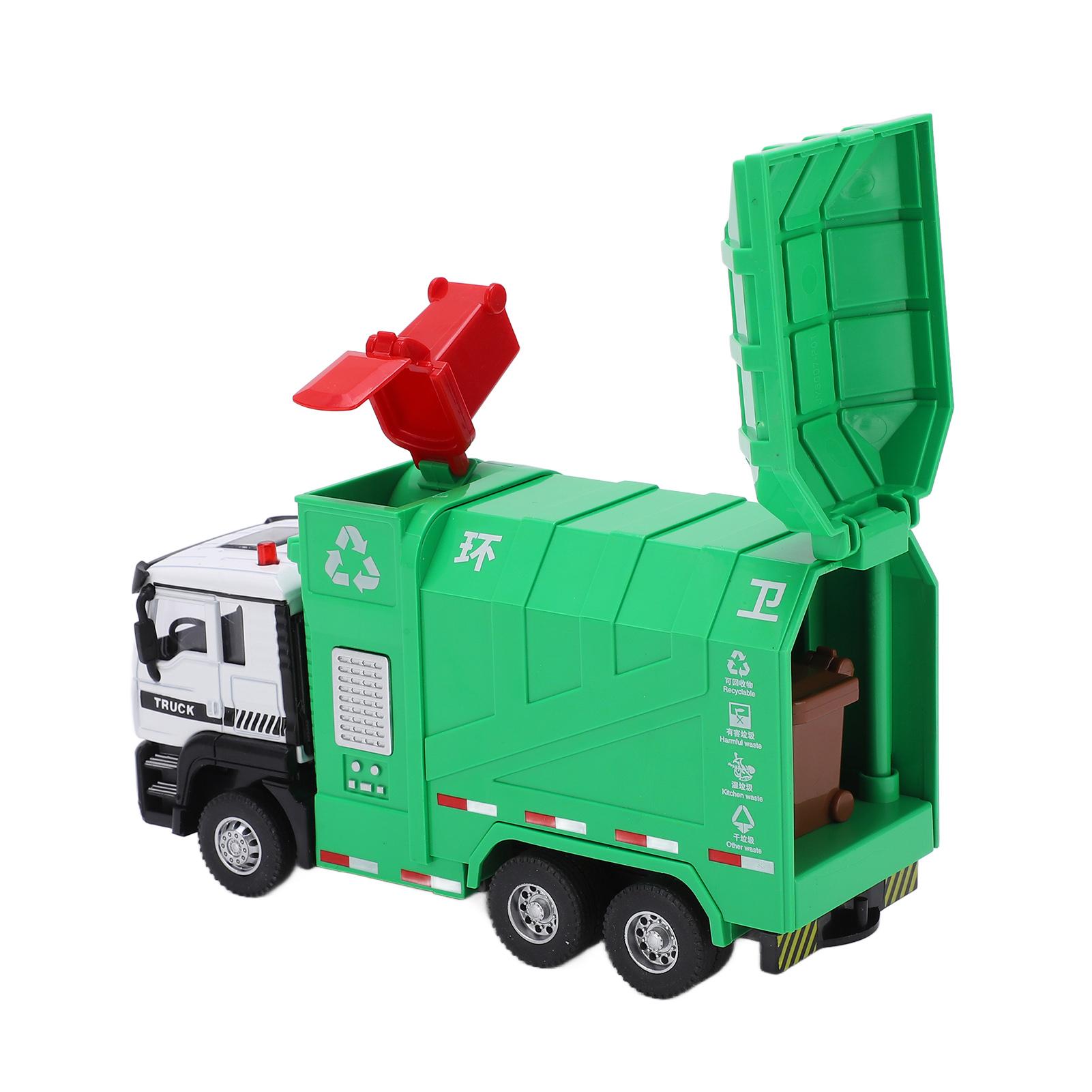 Garbage Truck Toy Multifunctional 1:50 Pull Back Alloy Recycling Truck Toy Set with 4 Trash Cans
Garbage Truck Toy Multifunctional 1:50 Pull Back Alloy Recycling Truck Toy Set with 4 Trash Cans