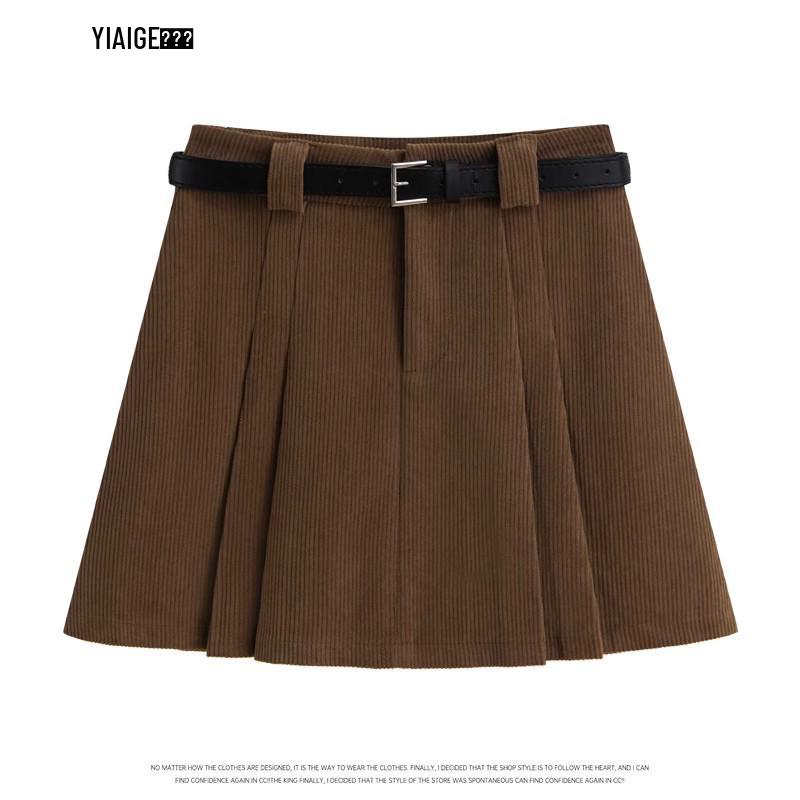 2024 Autumn/Winter Women s Petite Slimming High-Waist Corduroy Pleated Midi Skirt S кофейный
2024 Autumn/Winter Women s Petite Slimming High-Waist Corduroy Pleated Midi Skirt S кофейный