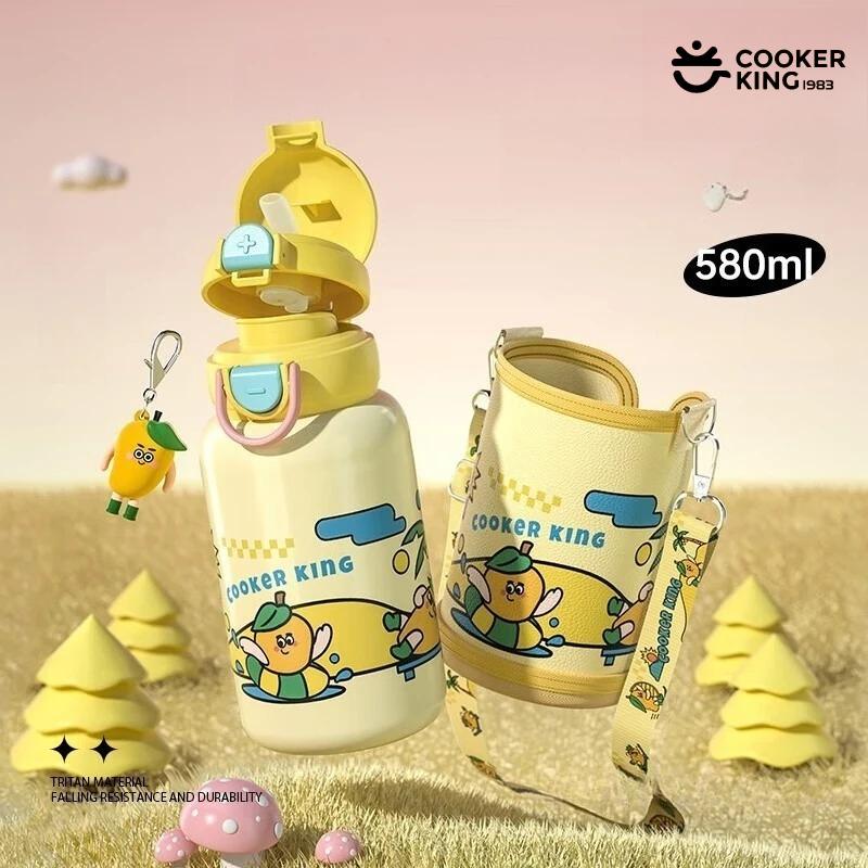 580ML Insulated Water Bottle with Straw Made of 316/304 Stainless Steel and PP Suitable for Children with Cup Sleeve 580ML жёлтый
580ML Insulated Water Bottle with Straw Made of 316/304 Stainless Steel and PP Suitable for Children with Cup Sleeve 580ML жёлтый